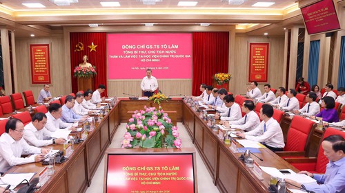 Tổng Bí thư, Chủ tịch nước Tô Lâm: Học viện Chính trị quốc gia Hồ Chí Minh phải là hình mẫu về xây dựng Đảng, kỷ luật, liêm chính học thuật