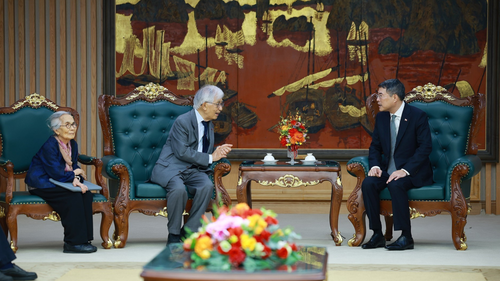 Thủ tướng Lê Minh Hưng tiếp Giáo sư Trần Thanh Vân