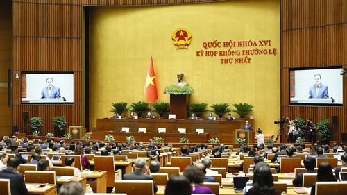 Khai mạc trọng thể Kỳ họp không thường lệ thứ Nhất, Quốc hội khóa XVI