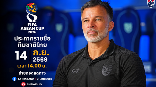 FIFA Asean Cup: Ngày 14/9 Thái Lan công bố danh sách đấu đội tuyển Việt Nam