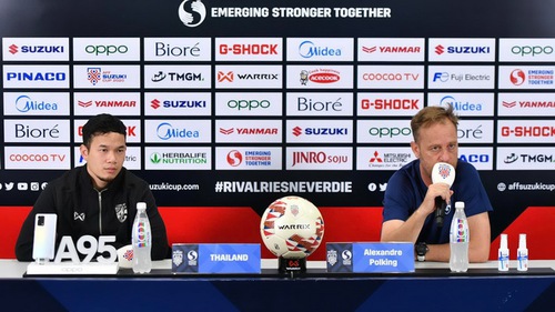 HLV Alexandre Polking: 'Mục tiêu của Thái Lan là không để thủng lưới'