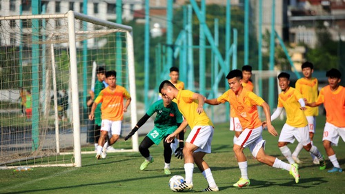 U19 Việt Nam đấu tập với Hải Phòng trước khi dự giải Đông Nam Á