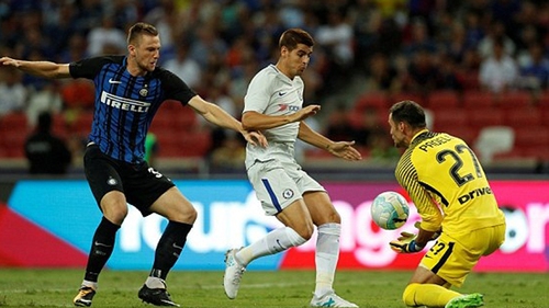 Fan sốc khi Morata bị xếp dạt cánh trong trận Chelsea thua Inter