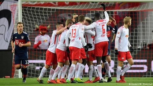 RB Leipzig gây sốc khi lần đầu tiên trong lịch sử quật ngã được Bayern Munich
