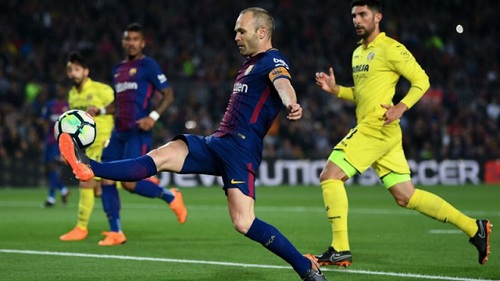 Iniesta kiến tạo một chạm đẳng cấp chưa từng thấy cho Messi phá lưới Villarreal