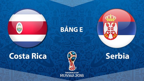 Video clip bàn thắng Costa Rica 0-1 Serbia