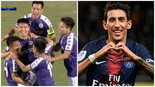 Di Maria ‘thích’ siêu phẩm sút xa của Duy Mạnh ở AFC Cup