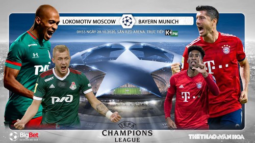 Soi kèo nhà cái Lokomotiv vs Bayern Munich. Vòng bảng Cúp C1. Trực tiếp K+ PM