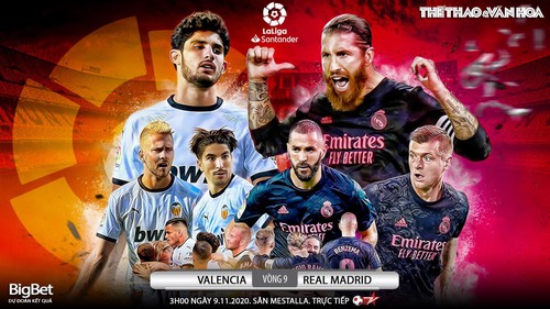 Soi kèo nhà cái Valencia vs Real Madrid. Vòng 9 La Liga. Trực tiếp Bóng đá TV