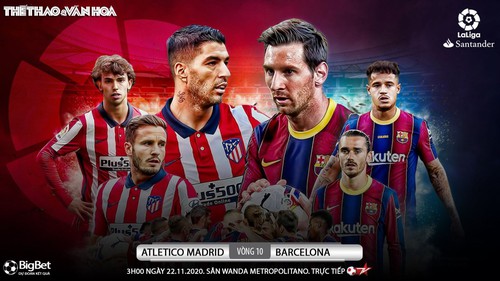 Soi kèo nhà cái Atletico Madrid vs Barcelona. Vòng 10 La Liga