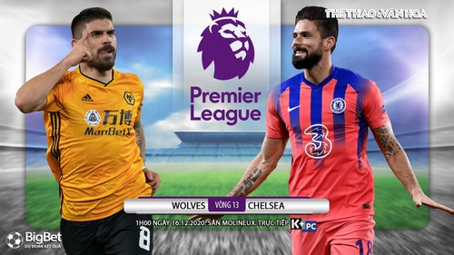 Soi kèo nhà cái Wolves vs Chelsea. Trực tiếp bóng đá vòng 13 Giải ngoại hạng Anh