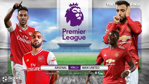 Soi kèo nhà cái Arsenal vs MU. K+PM trực tiếp bóng đá Ngoại hạng Anh