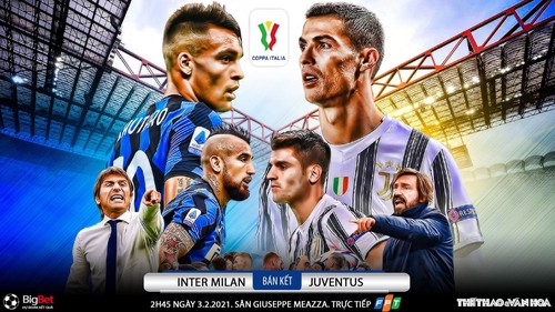 Soi kèo nhà cái Inter Milan vs Juventus. Bán kết lượt đi Cúp quốc gia Italia