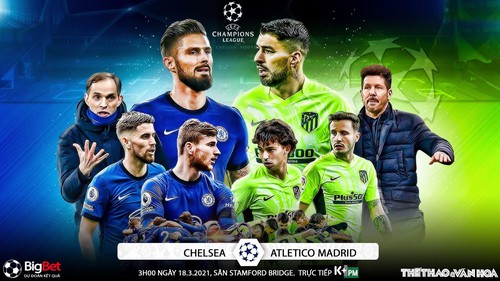 Soi kèo nhà cái Chelsea vs Atletico Madrid. Lượt về vòng 1/8 Cúp C1