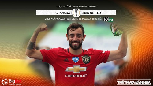 Soi kèo nhà cái Granada vs MU. K+PM trực tiếp bóng đá Cúp C2