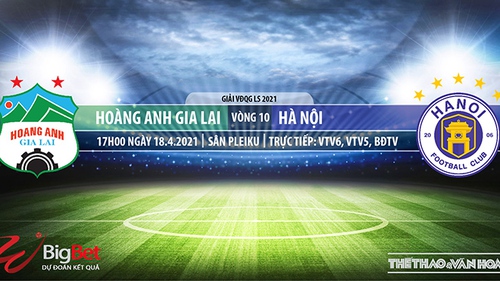 Soi kèo nhà cái HAGL vs Hà Nội. VTV6, BĐTV trực tiếp vòng 10 V-League