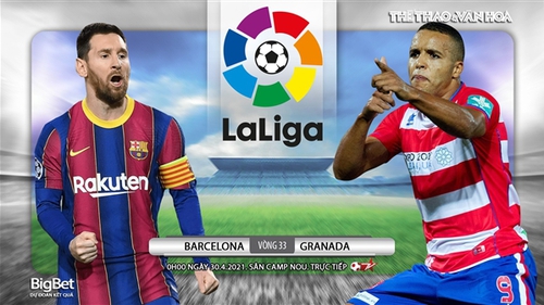 Soi kèo nhà cái Barcelona vs Granada. BĐTV trực tiếp bóng đá Tây Ban Nha La Liga