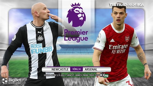 Soi kèo nhà cái Newcastle vs Arsenal. K+, K+PM trực tiếp bóng đá Anh hôm nay