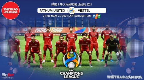 Kèo nhà cái. Soi kèo Viettel vs Pathum Utd. VTC3 trực tiếp bóng đá Cúp C1 châu Á