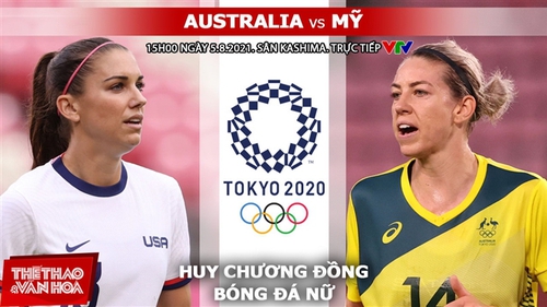 Soi kèo nhà cái, nhận định bóng đá nữ Úc vs Mỹ, Olympic 2021 (15h ngày 5/8)