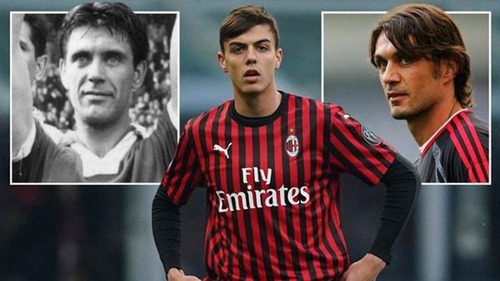 Paolo Maldini rạng rỡ khi con trai ghi bàn trong lần đầu đá chính cho Milan