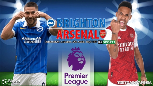 Soi kèo nhà cái Brighton vs Arsenal. Nhận định, dự đoán bóng đá Anh (23h30, 2/10)