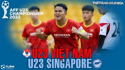 Soi kèo nhà cái U23 Việt Nam vs U23 Singapore. Nhận định, dự đoán bóng đá U23 Đông Nam Á (19h00, 19/2)