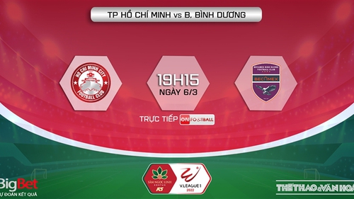 Soi kèo nhà cái TPHCM vs Bình Dương. Nhận định, dự đoán bóng đá V-League 2022 (19h15, 6/3)