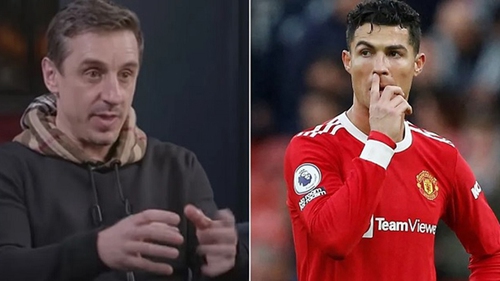 Gary Neville: ‘Ronaldo không thể lọt vào đội hình Man City’