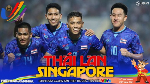 Soi kèo nhà cái U23 Thái Lan vs U23 Singapore. Nhận định, dự đoán bóng đá SEA Games 31 (19h00, 9/5)