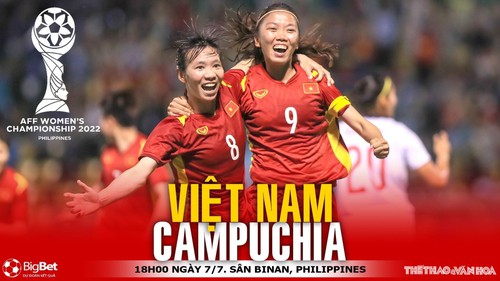 Soi kèo nhà cái Nữ Việt Nam vs Campuchia. Nhận định, dự đoán bóng đá nữ Đông Nam Á (18h00, 7/7)