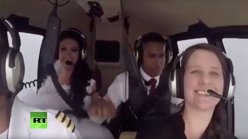 VIDEO: Cô dâu mất mạng khi đi trực thăng đến đám cưới