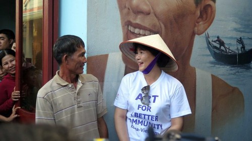 Phu nhân Tổng thống Hàn Quốc thăm Làng bích họa Tam Thanh, Quảng Nam
