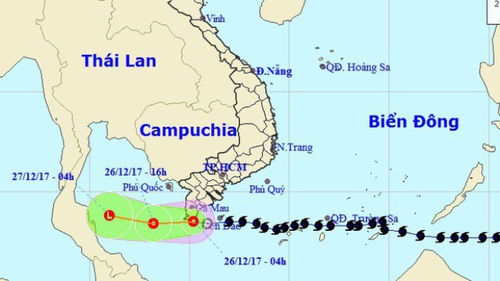 Bão số 16 suy yếu thành áp thấp nhiệt đới, mưa to còn kéo dài 2-3 ngày