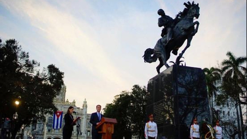 Khánh thành bức tượng anh hùng Jose Marti tại La Habana, thủ đô Cuba