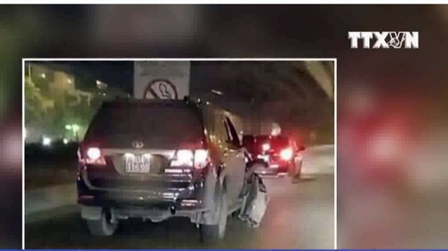 Bộ Công an thông tin về vụ xe biển xanh gây tai nạn