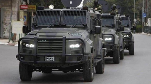 Chính quyền Palestine tiếp nhận 10 xe bọc thép của Mỹ