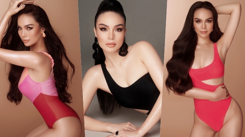 Hoàng Hương Ly khoe đường cong với bikini