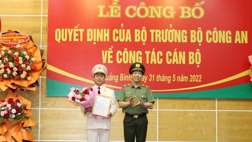 Quảng Bình có Giám đốc Công an tỉnh mới