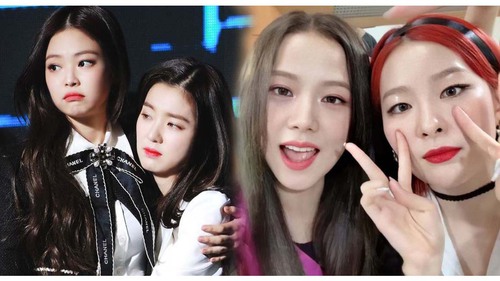 Tan chảy với khoảnh khắc Jennie 'bám dính' lấy hai thành viên Red Velvet và Irene Seulgi