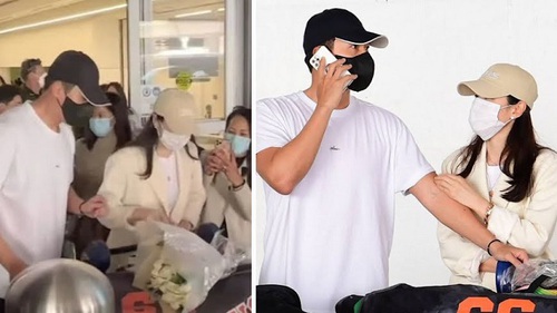 Cách Hyun Bin bảo vệ Son Ye Jin trước đám đông