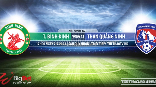 Soi kèo nhà cái Bình Định vs Quảng Ninh. TTTV. Trực tiếp bóng đá Việt Nam hôm nay