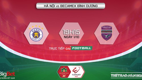 Soi kèo nhà cái Hà Nội vs Bình Dương. Nhận định, dự đoán bóng đá V-League 2022 (19h15, 1/10)