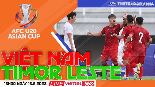 Soi kèo nhà cái U20 Việt Nam vs U20 Timor Leste. Nhận định, dự đoán bóng đá vòng loại U20 châu Á 2023 (16h00, 16/9)