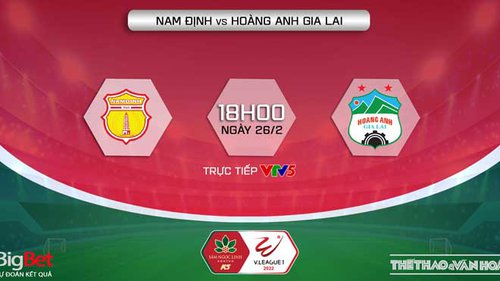 VIDEO trực tiếp bóng đá, soi kèo nhà cái Nam Định vs HAGL, V-League 2022