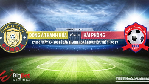 Soi kèo nhà cái Thanh Hóa vs Hải Phòng. TTTV. Trực tiếp bóng đá Việt Nam hôm nay