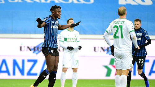 Vòng 15 Serie A: Roma lên thứ ba, Atalanta giải mã Sassuolo