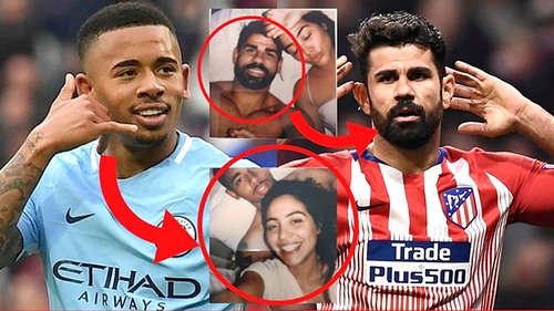 Diego Costa và Gabriel Jesus lộ ảnh “giường chiếu” với một bóng hồng