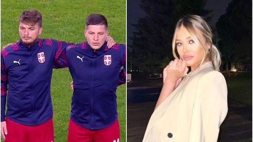 Luka Jovic thân thiết với tình cũ của bạn gái