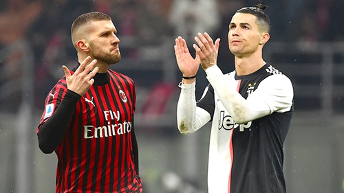Trực tiếp bóng đá Milan vs Juventus: Ngày Rebic thách thức Cristiano Ronaldo